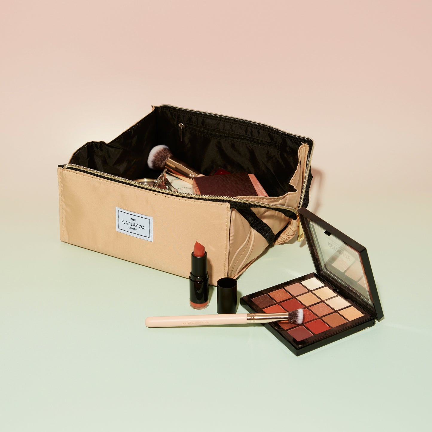 Clay Flat Lay Makeup Box Bag