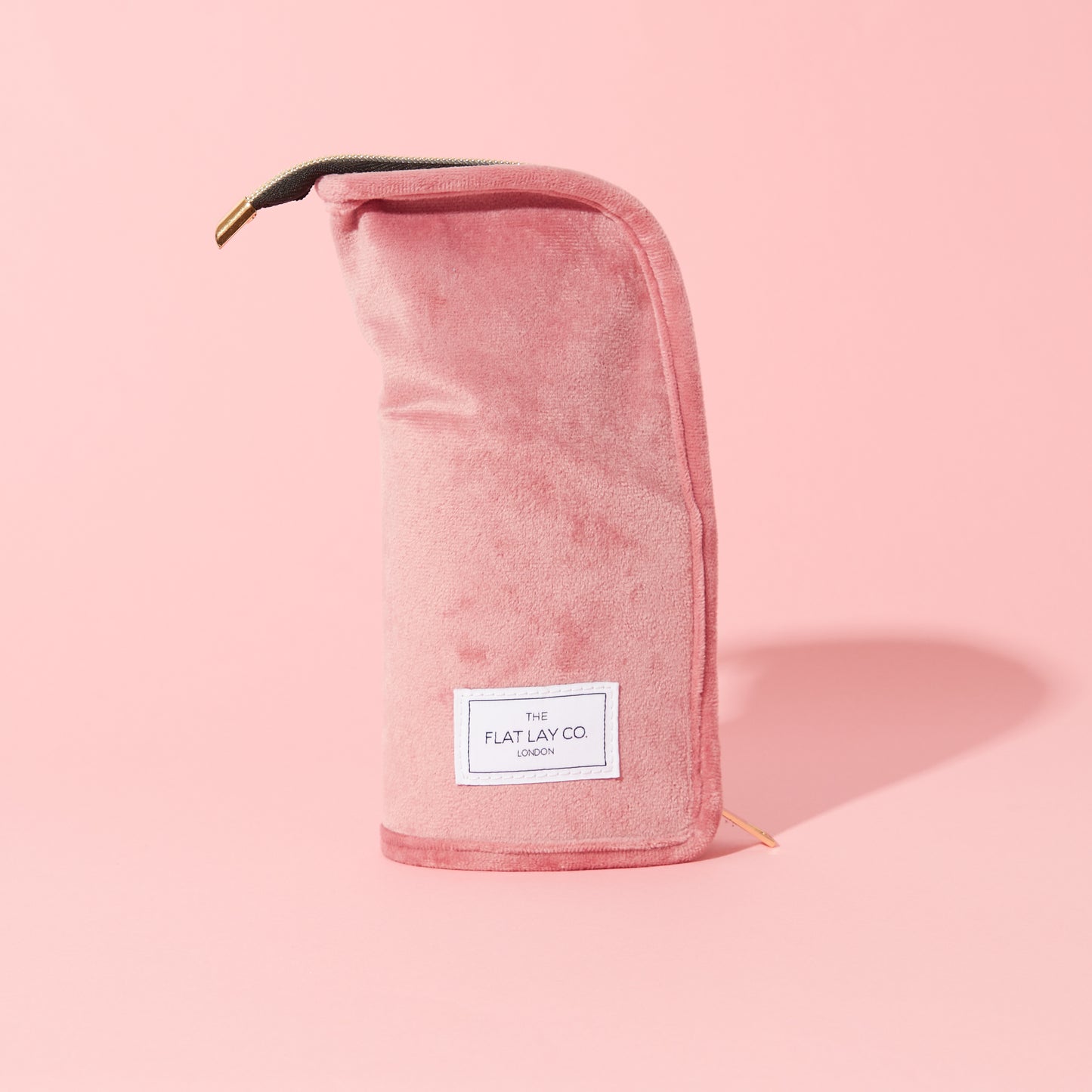 Box Bag & Brush Case Bundle - Pink Velvet