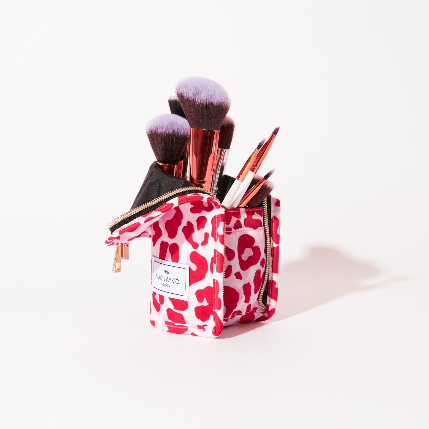 Pink Leopard Makeup Bag Bundle - 3-Pack