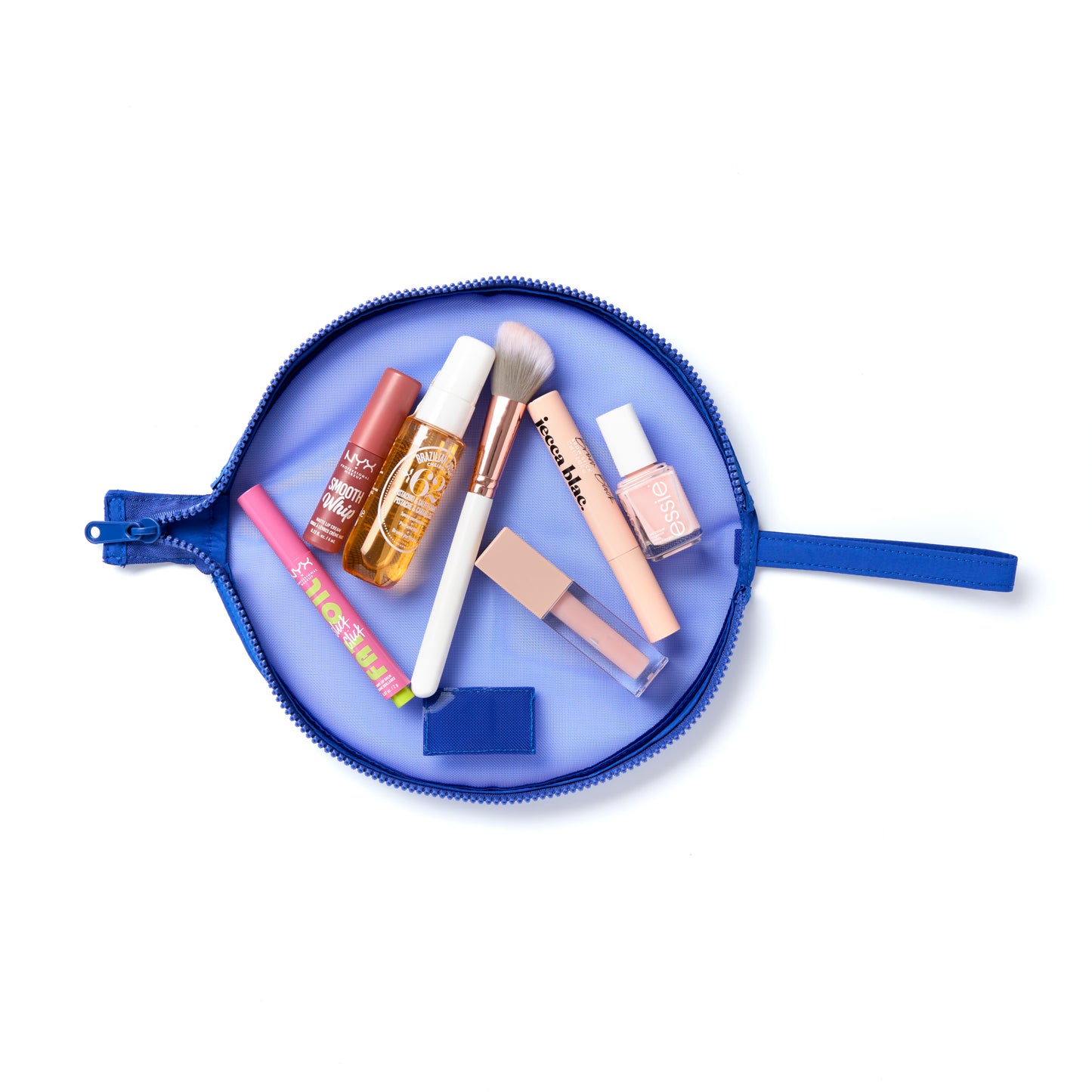 Mesh Makeup Pouch Bundle - Cobalt Blue