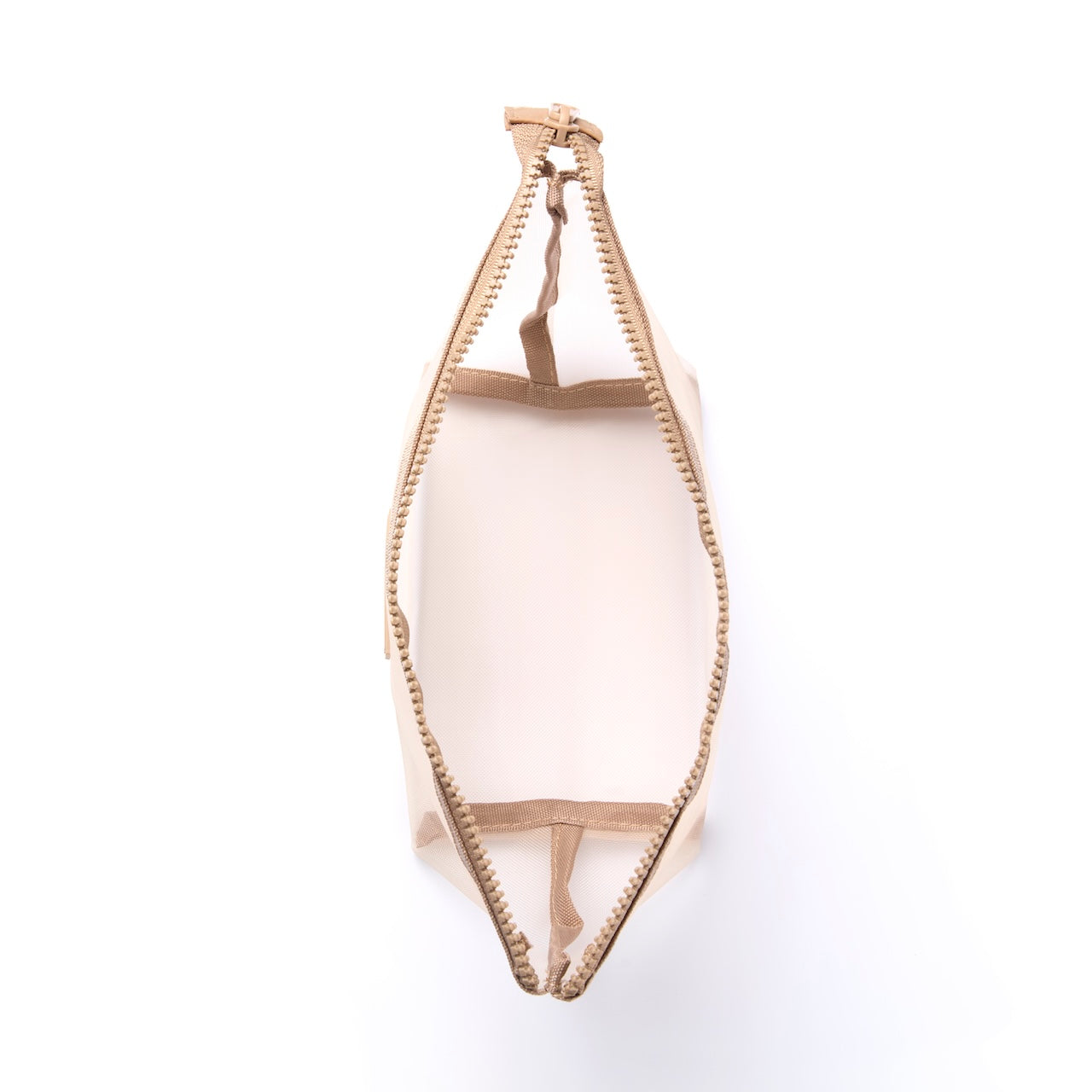 Mesh Makeup Pouch Bundle - Taupe