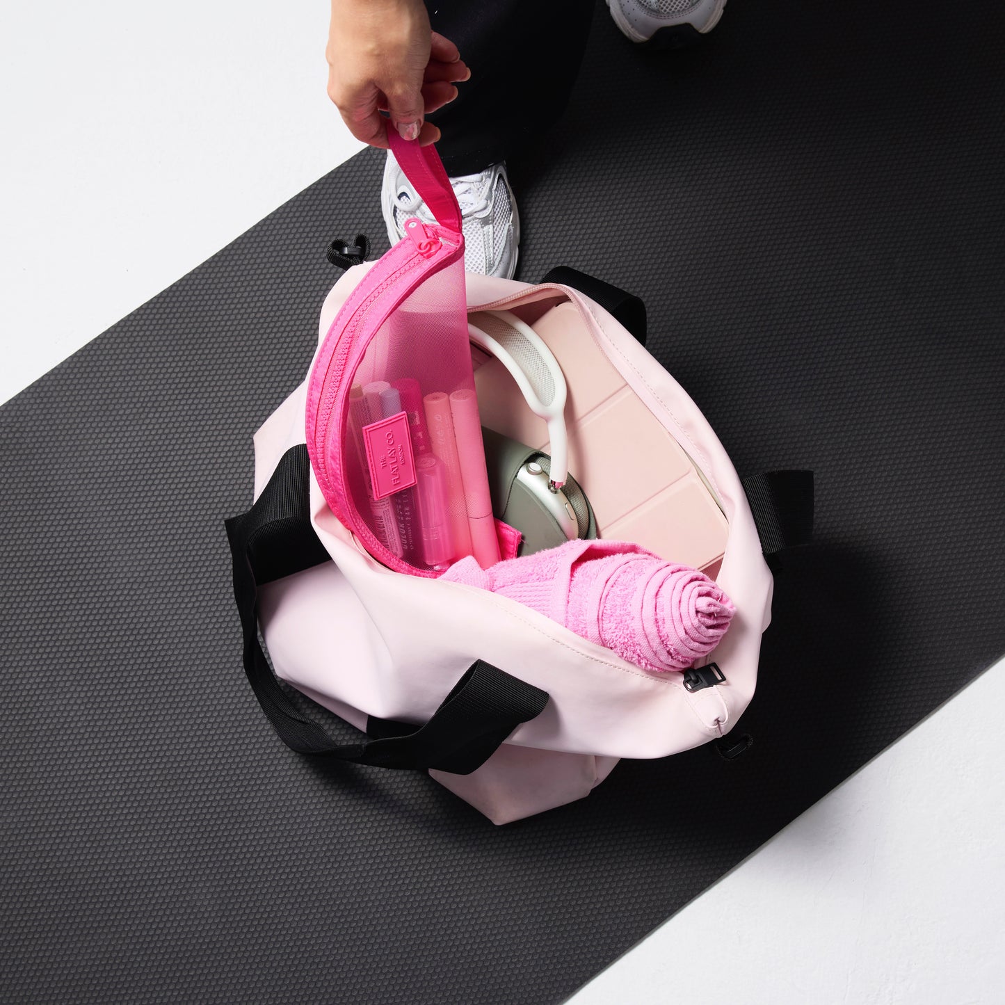 Mesh Makeup Pouch Bundle - Hot Pink
