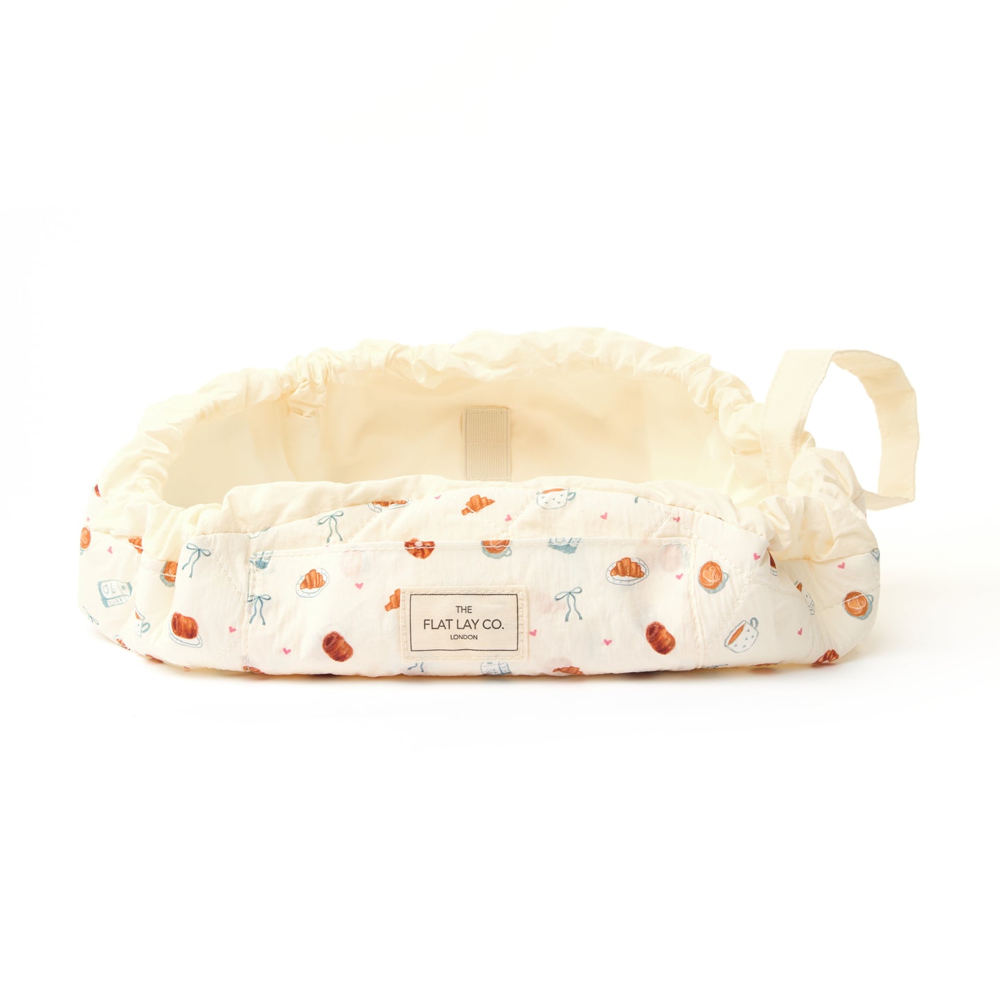 Parachute Drawstring Flat Lay Makeup Bag - Patisserie