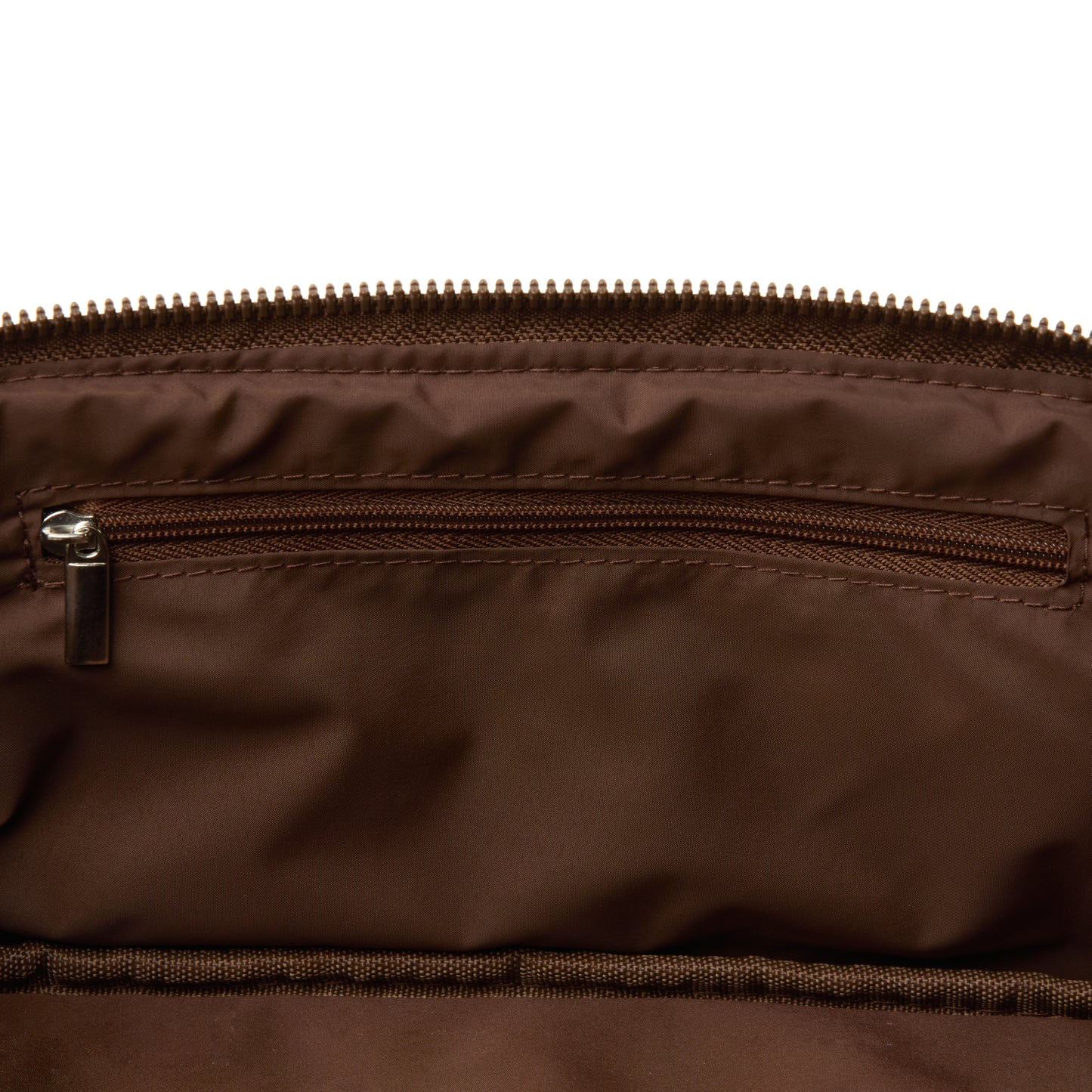 Marshmallow Flat Lay Makeup Box Bag - Espresso