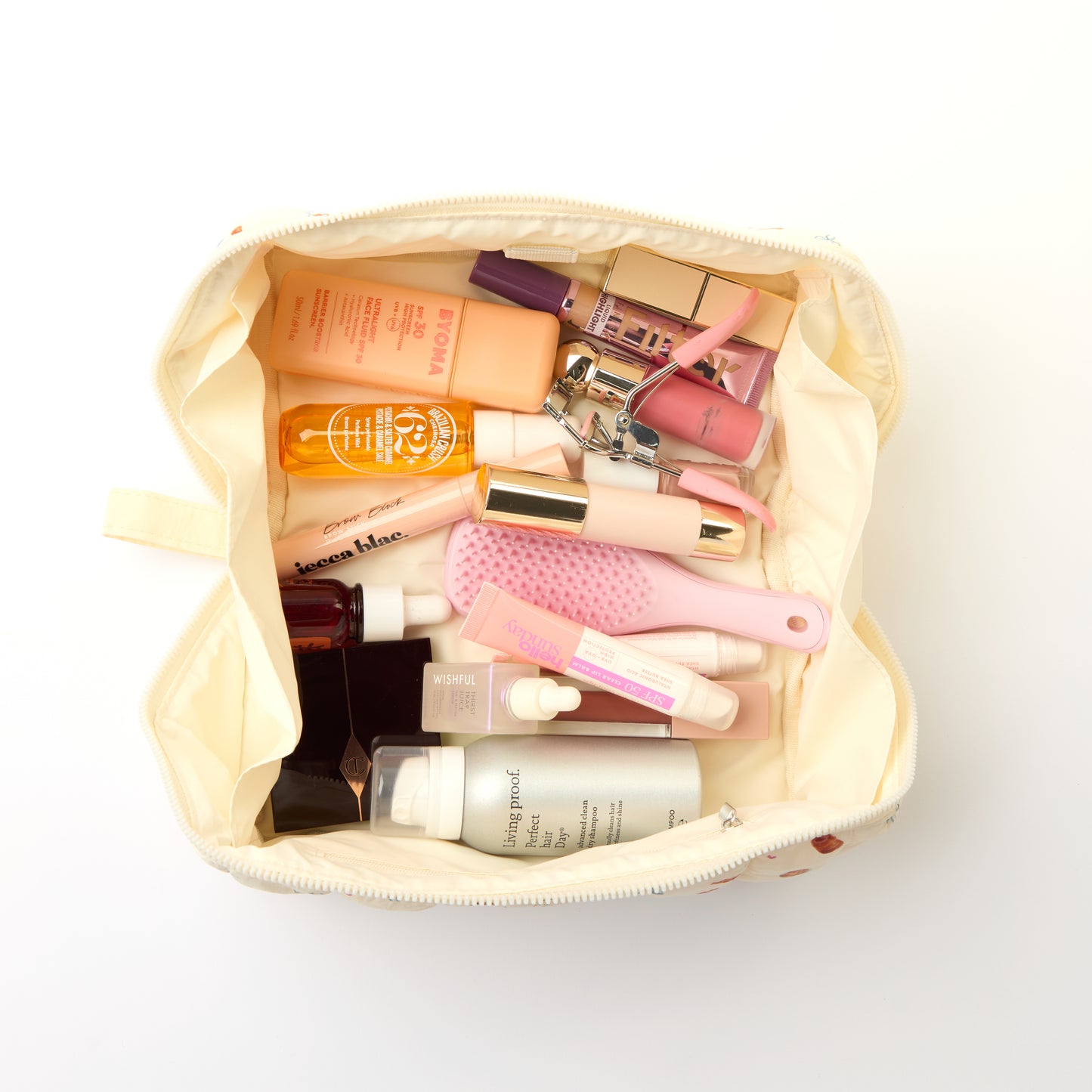 Marshmallow Flat Lay Makeup Box Bag - Patisserie