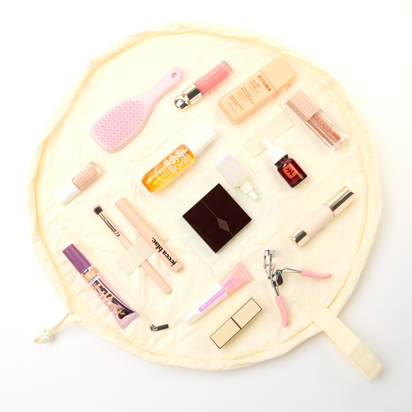 Parachute Drawstring Flat Lay Makeup Bag - Patisserie