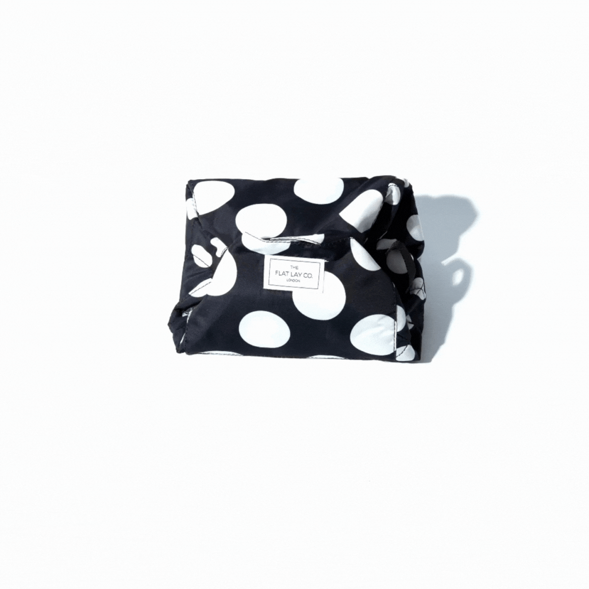 Double Spots Drawstring Flat Lay Makeup Bag