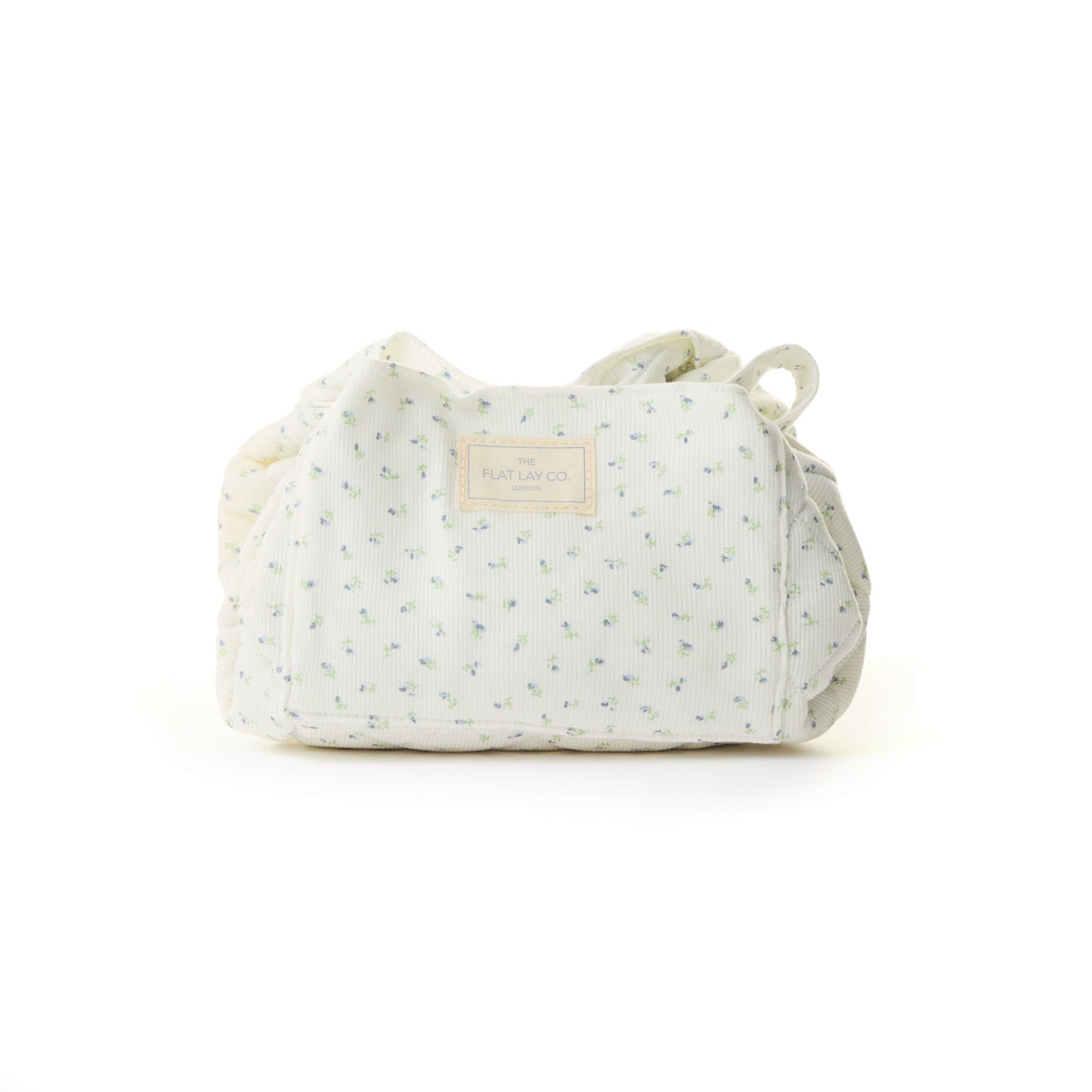 Drawstring Makeup Bag - Cotton Ditsy Floral