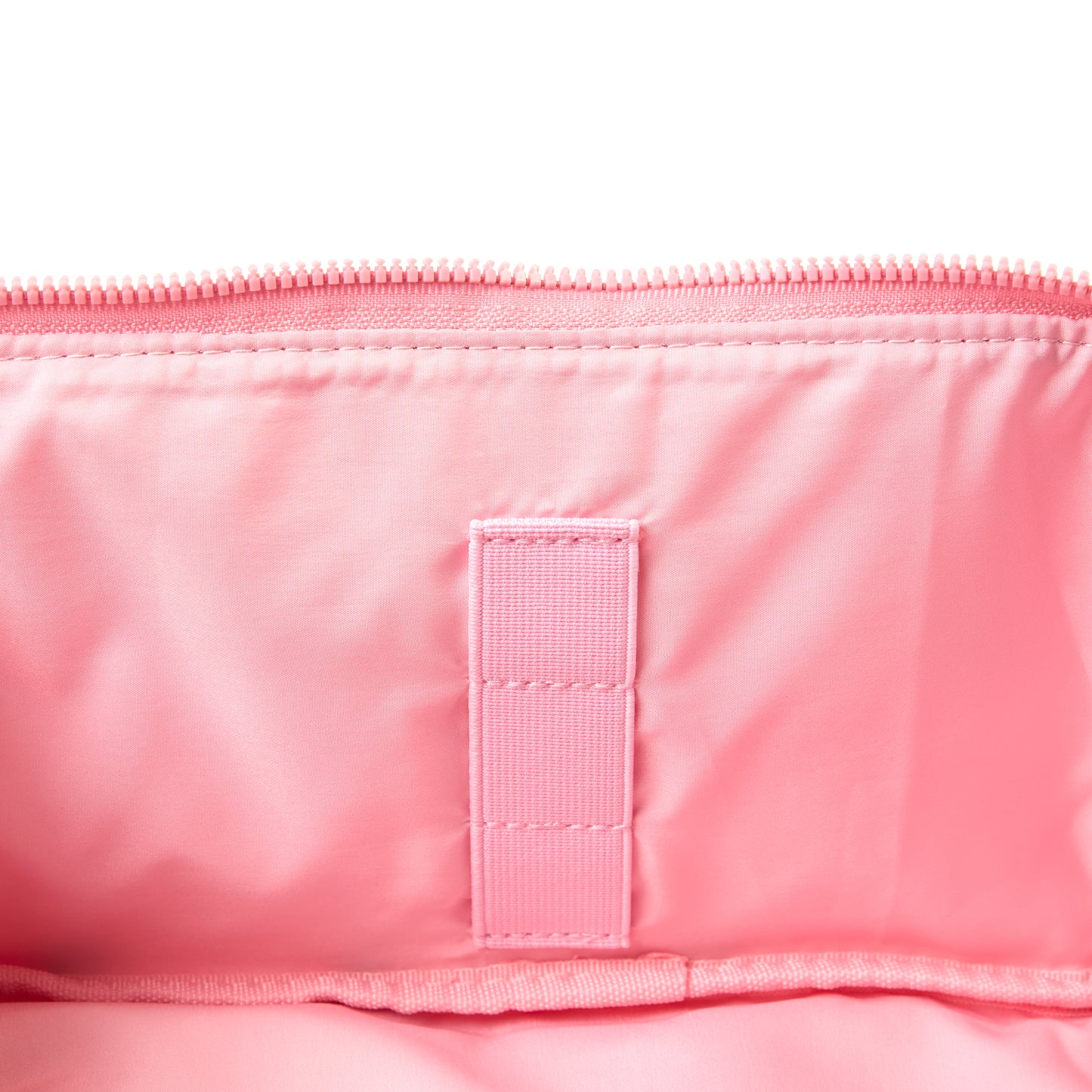 Box-Form Kosmetiktasche - Rosa Ditsy-Kirsch Samt