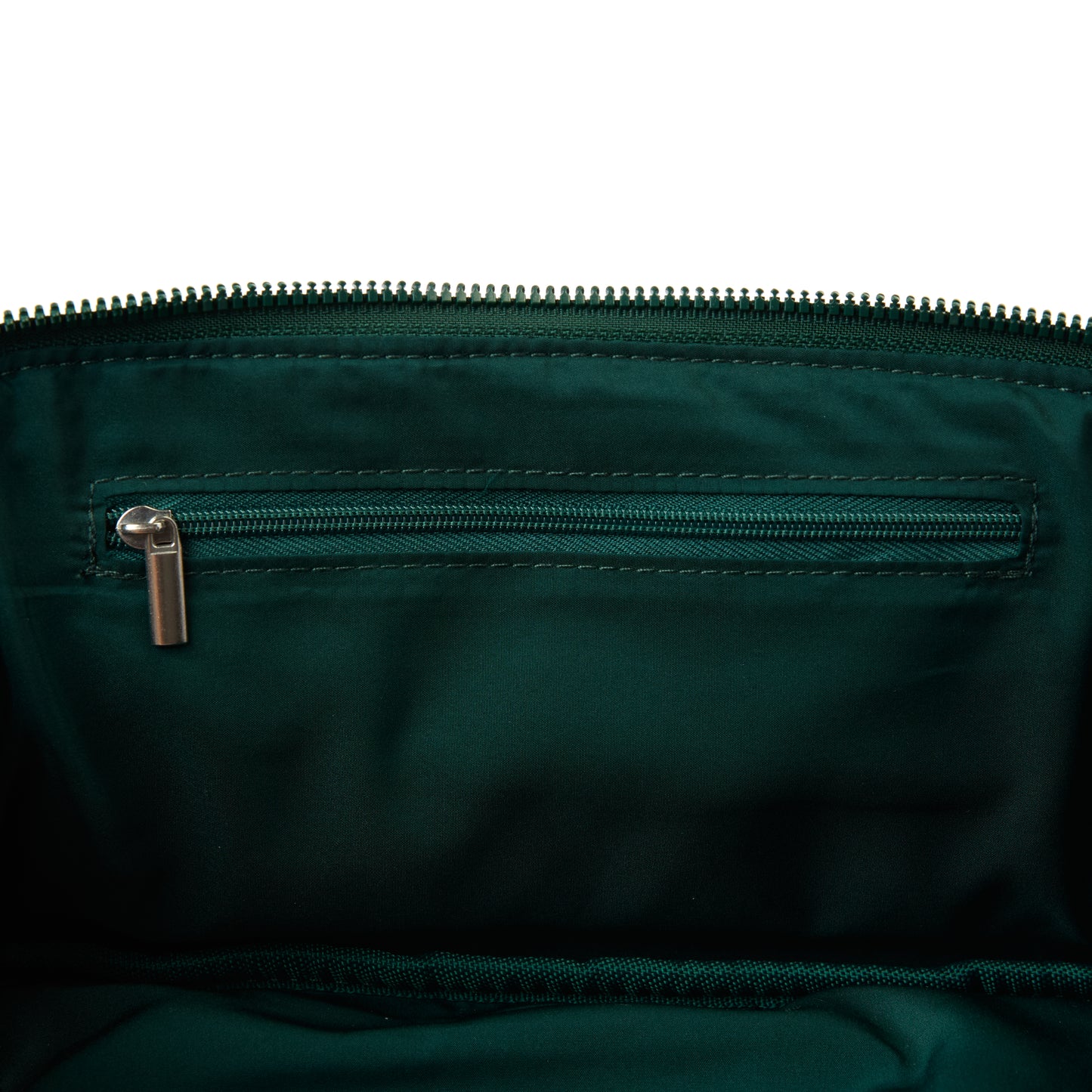 Box-Form Kosmetiktasche - Bestickter Blätter-Samt