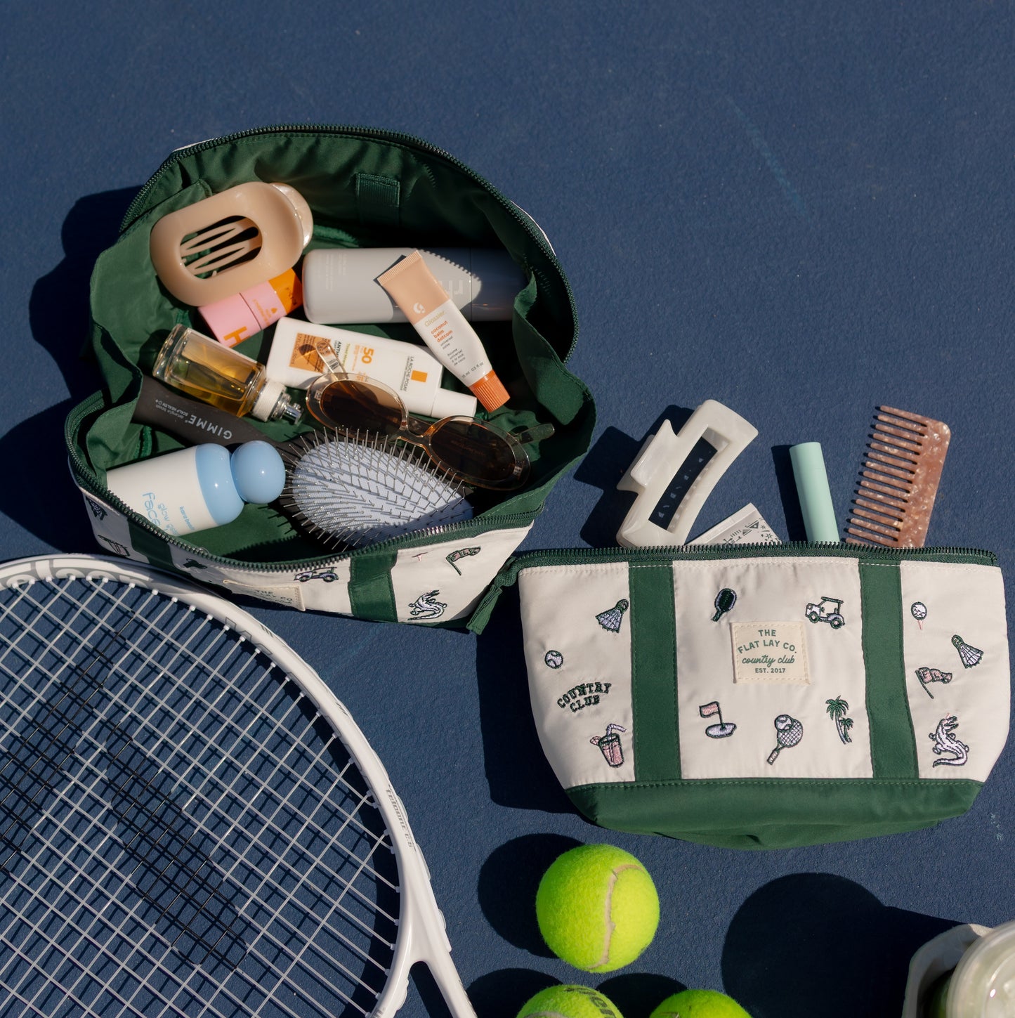 Box-Form Kosmetiktasche - Country Club