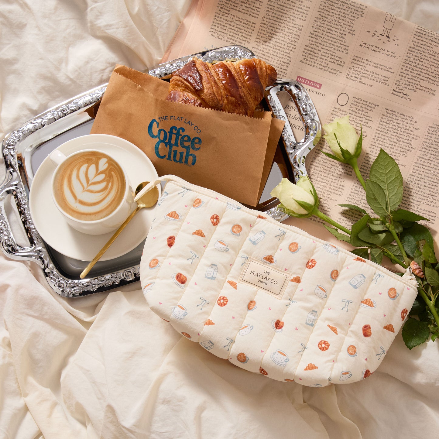 Padded Essential Makeup Pouch - Patisserie