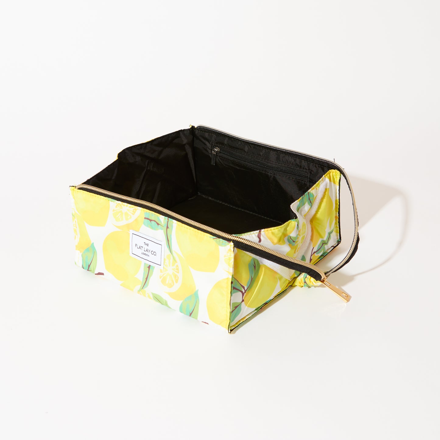 Lemons Flat Lay Makeup Box bag