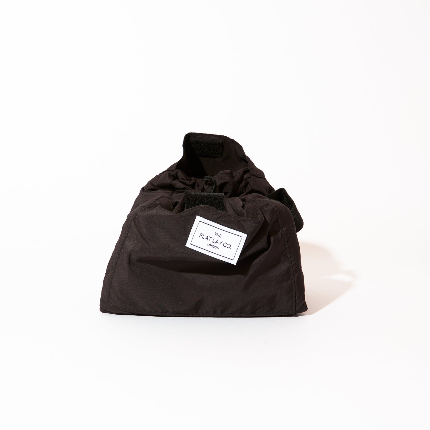 Drawstring Flat Lay Makeup Bag - Classic Black