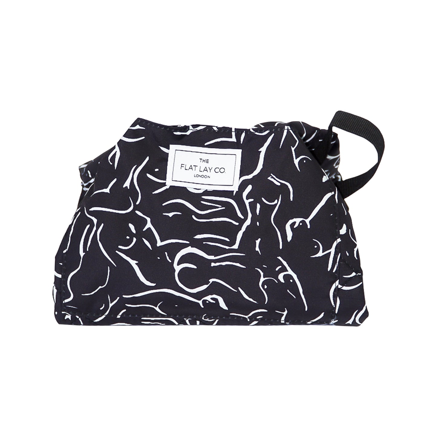 Forms Drawstring Flat Lay Makeup Bag