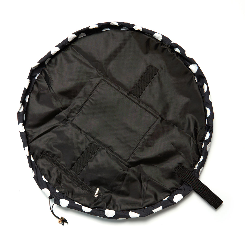 Double Spots Drawstring Flat Lay Makeup Bag