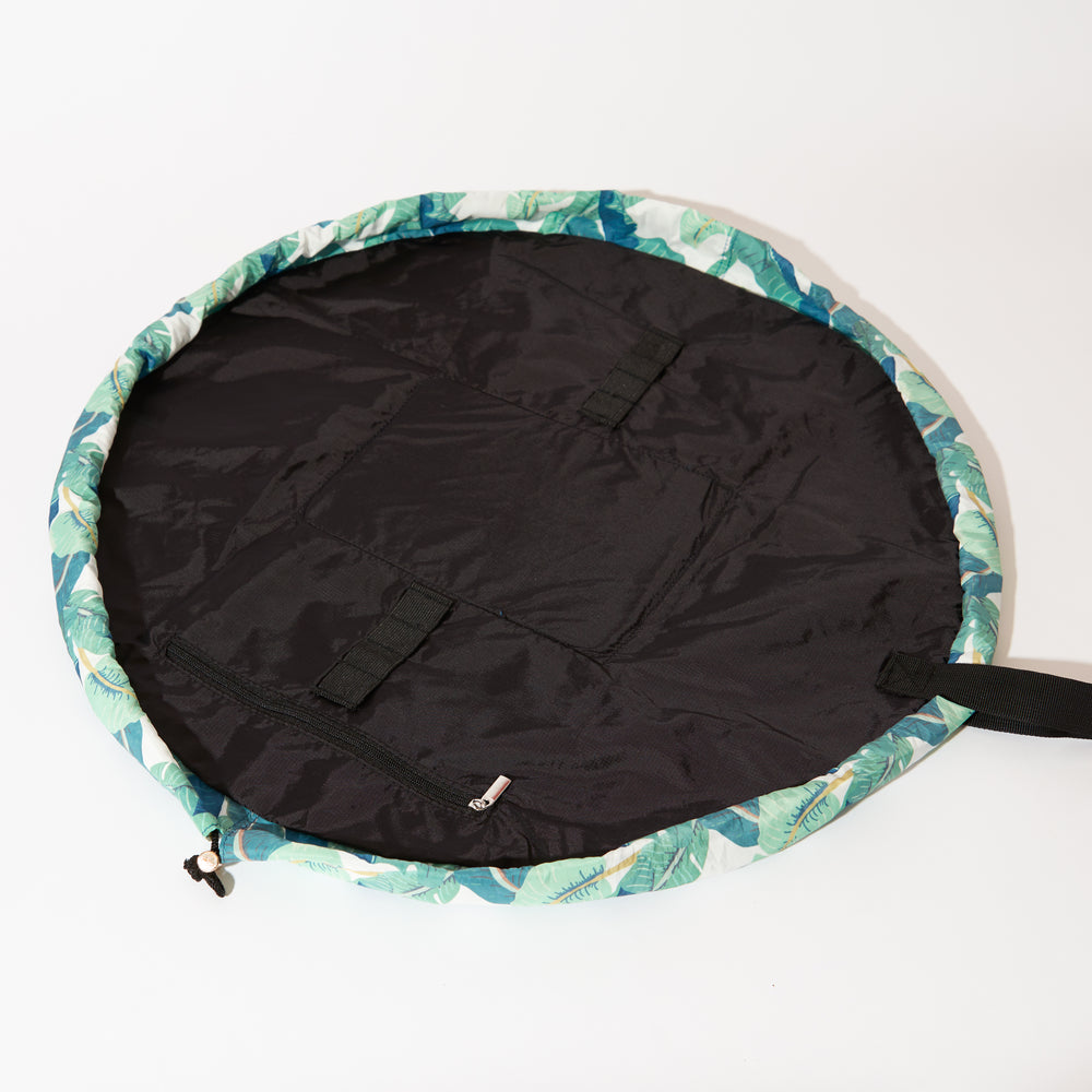 Drawstring & Pinsel-Case Set - Tropische Blätter