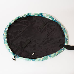 Drawstring & Pinsel-Case Set - Tropische Blätter