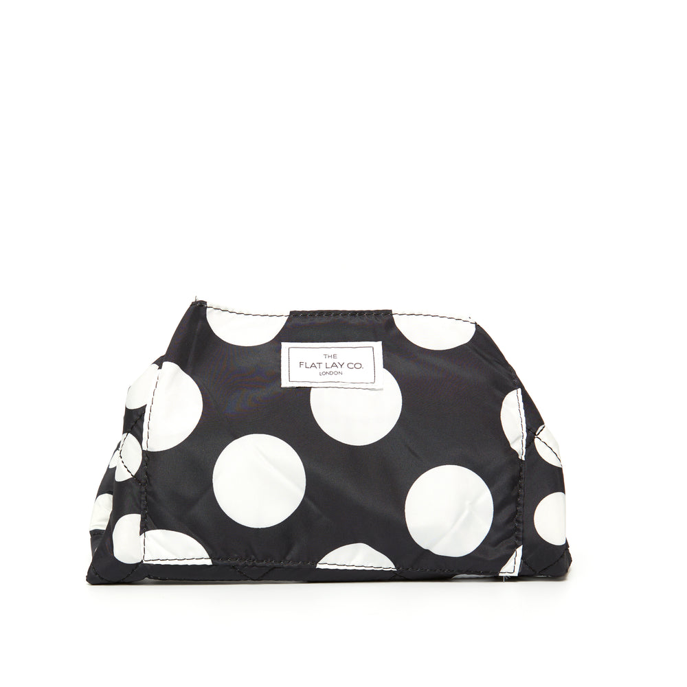 Double Spots Drawstring Flat Lay Makeup Bag