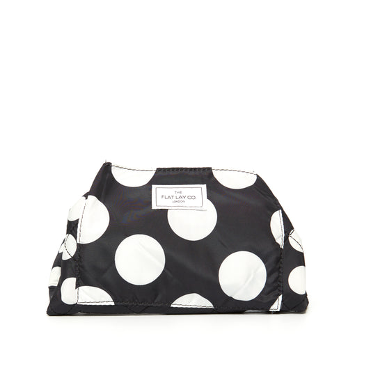 Double Spots Drawstring Flat Lay Makeup Bag