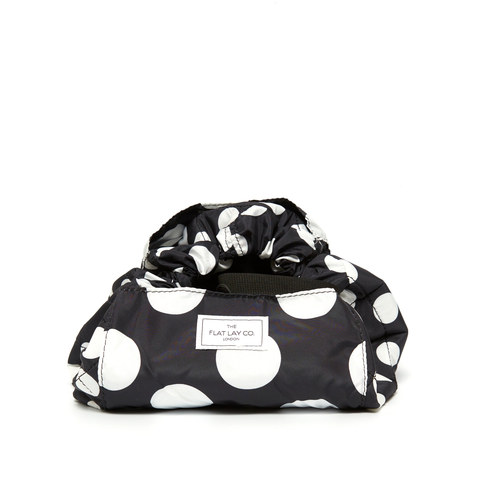 Double Spots Drawstring Flat Lay Makeup Bag