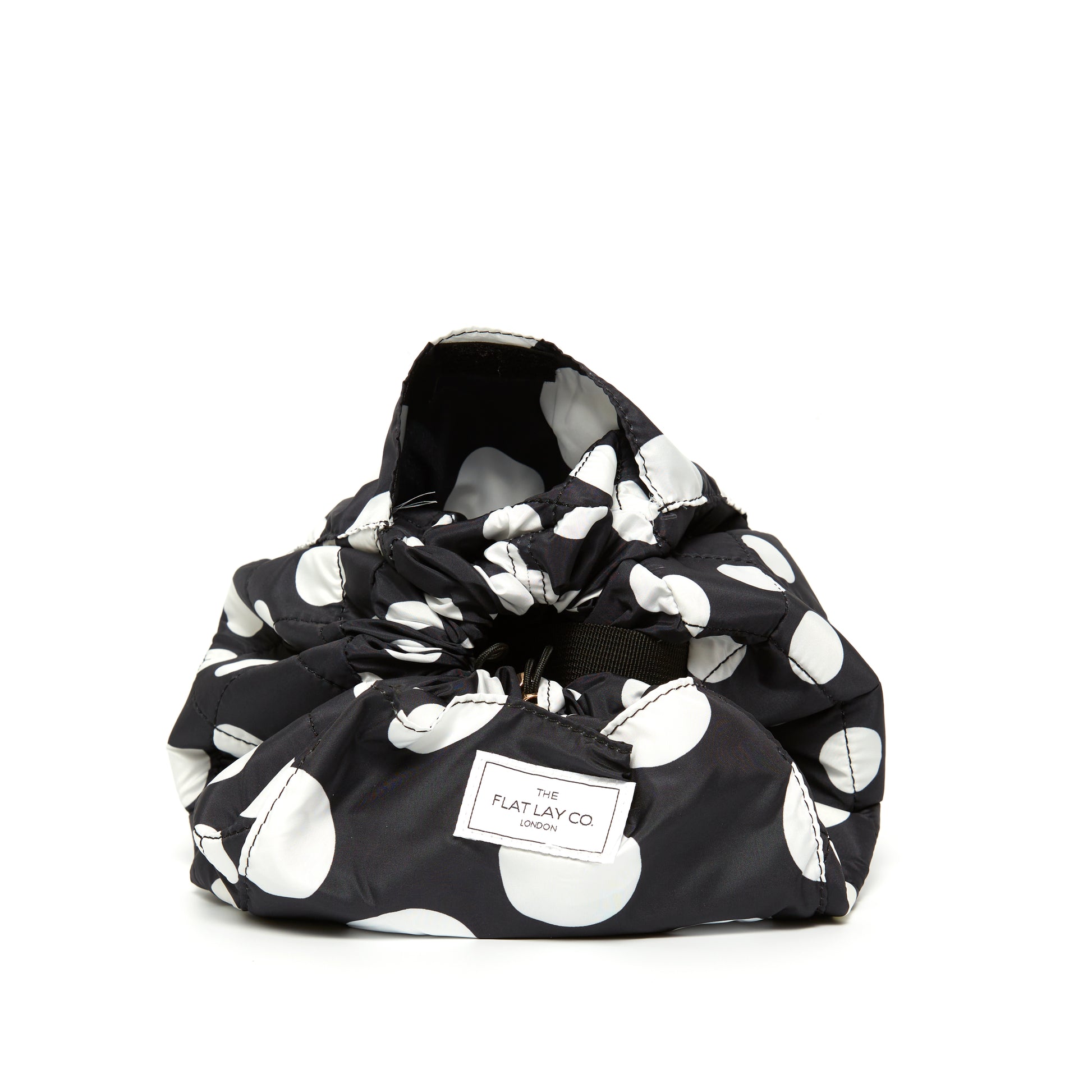 Double Spots Drawstring Flat Lay Makeup Bag