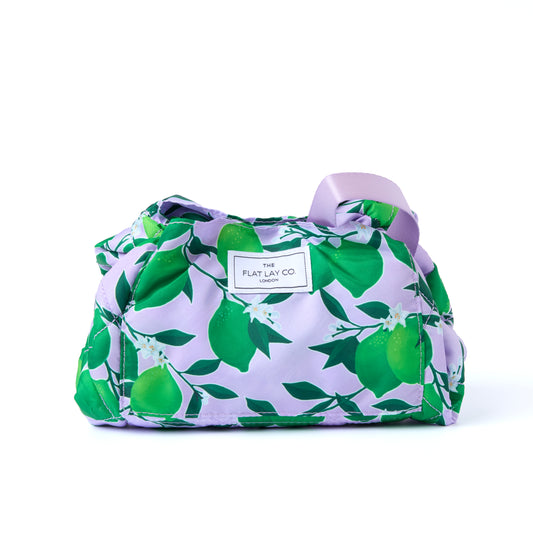 Drawstring Kosmetiktasche - Limetten