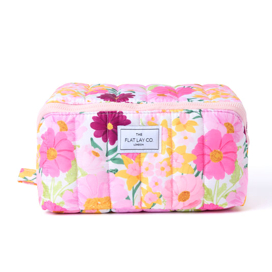 Marshmallow Kosmetiktasche - Blumenbouquet