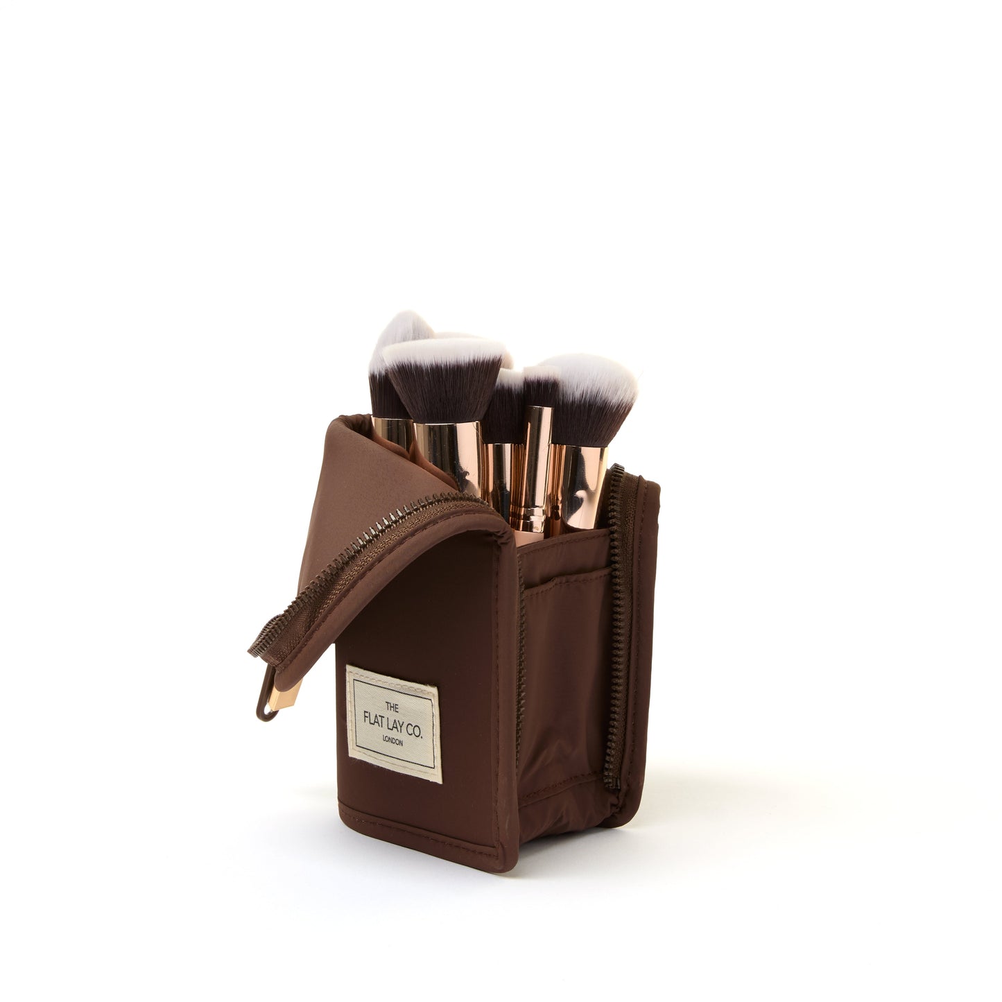 Standing Makeup Brush Case - Espresso