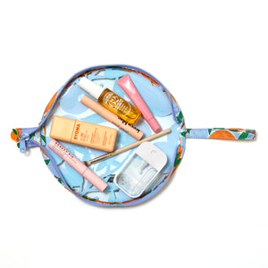 Jelly Lunar Flat Lay Makeup Pouch - Mediterranean Oranges