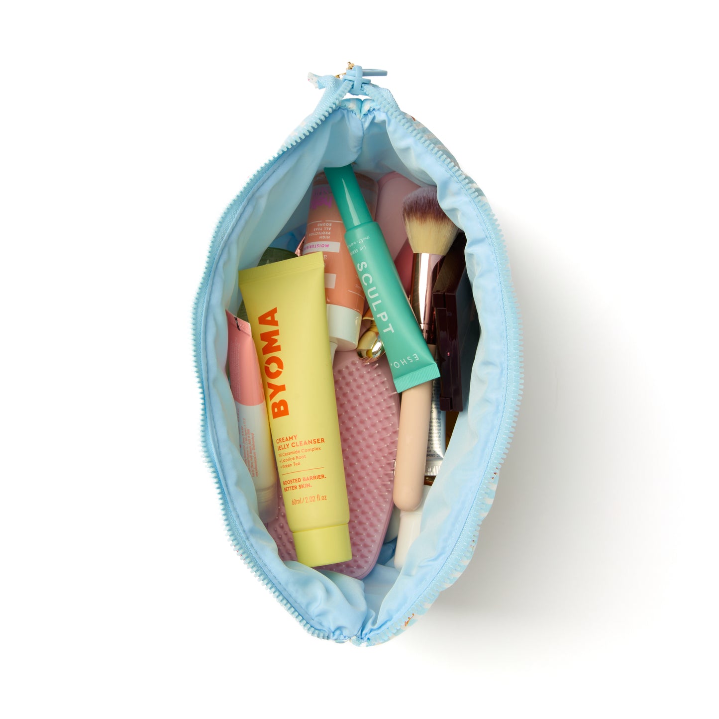 Padded Essential Makeup Pouch - Playa