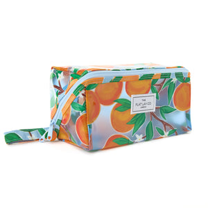 Jelly Flat Lay Makeup Box Bag - Mediterranean Oranges