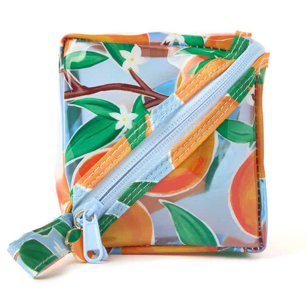 Jelly Flat Lay Makeup Box Bag - Mediterranean Oranges