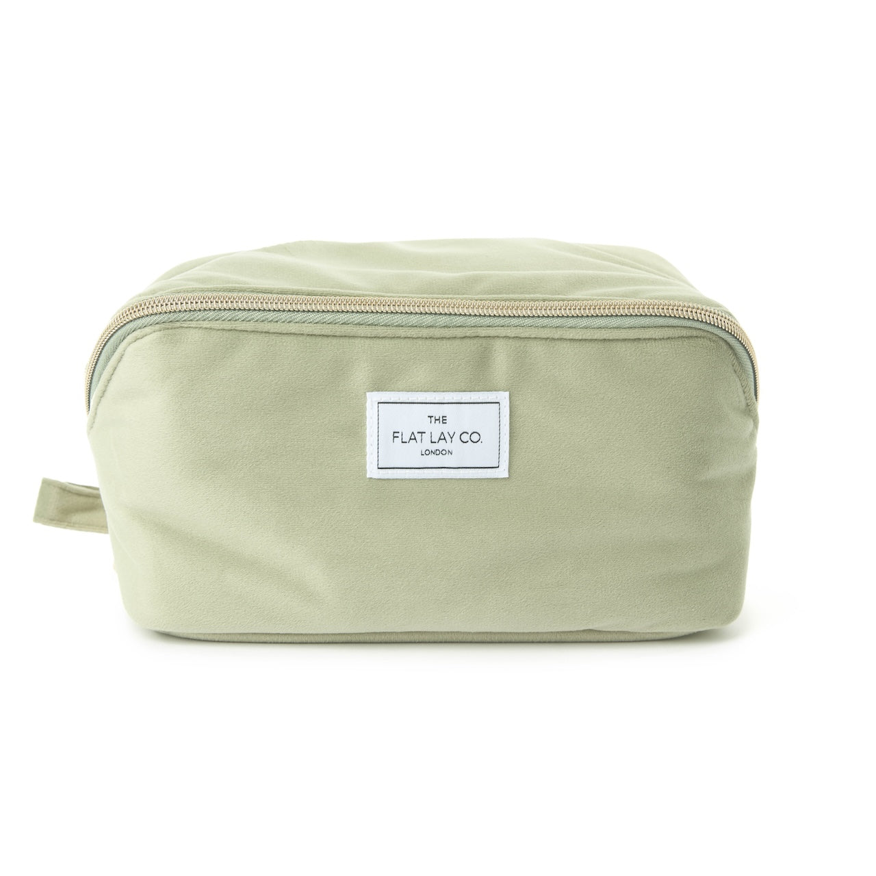 Box Bag & Brush Case Bundle - Sage Green Velvet