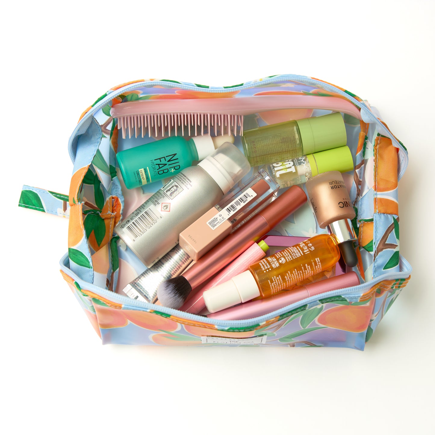 Jelly Flat Lay Makeup Box Bag - Mediterranean Oranges