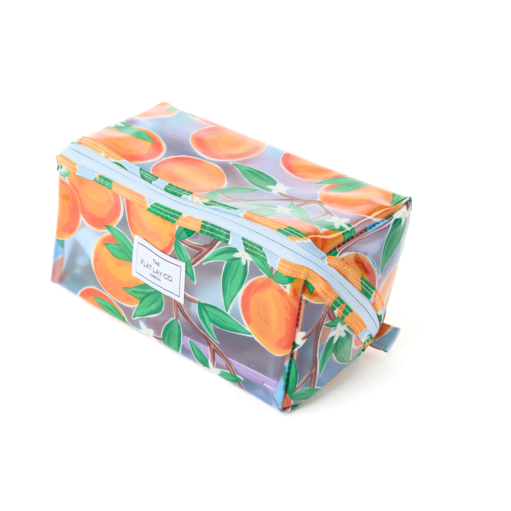 Jelly Box-Form Kosmetiktasche - Orangen
