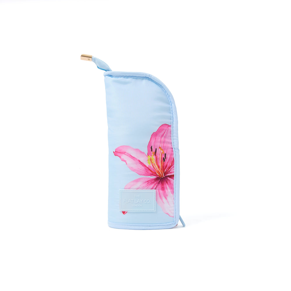 Pinsel-Etui - Pinke Lilie