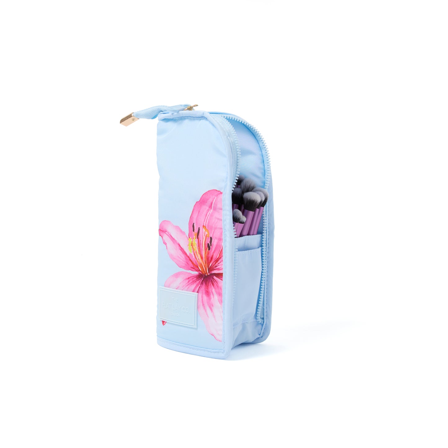 Pinsel-Etui - Pinke Lilie