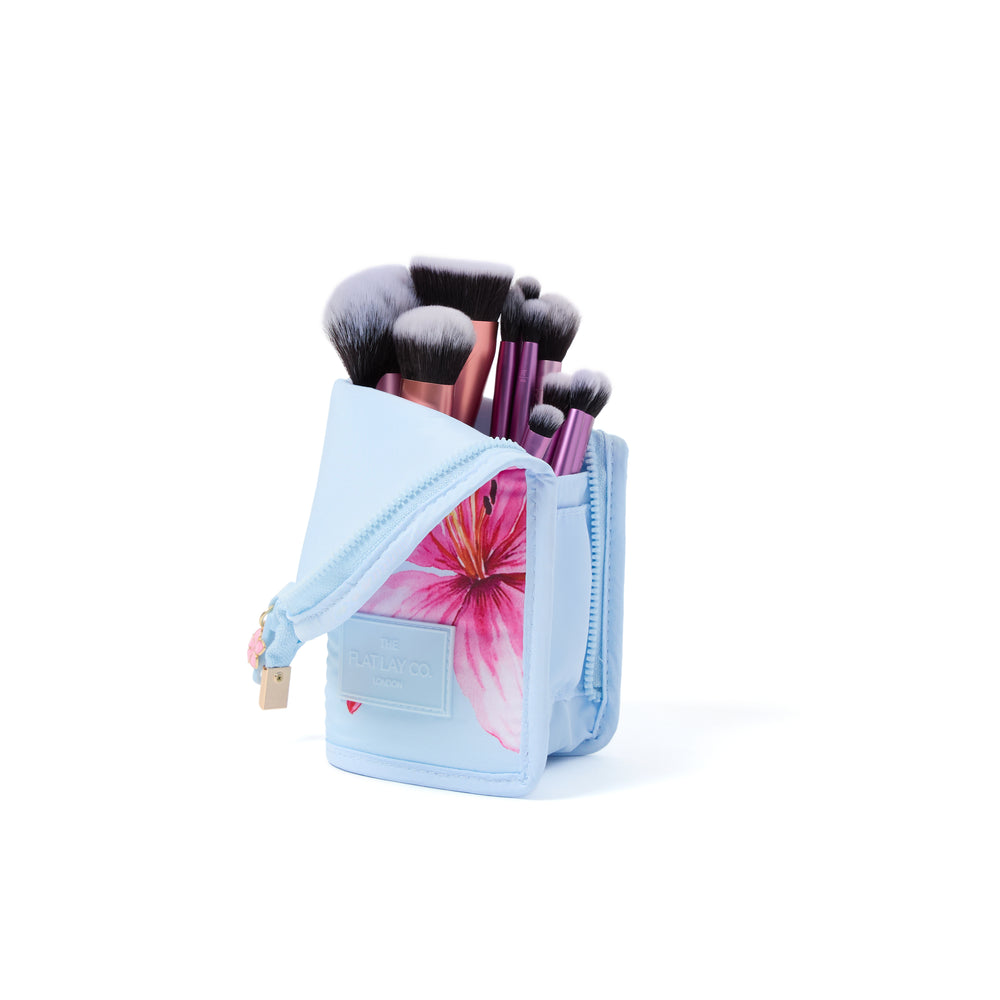 Pinsel-Etui - Pinke Lilie