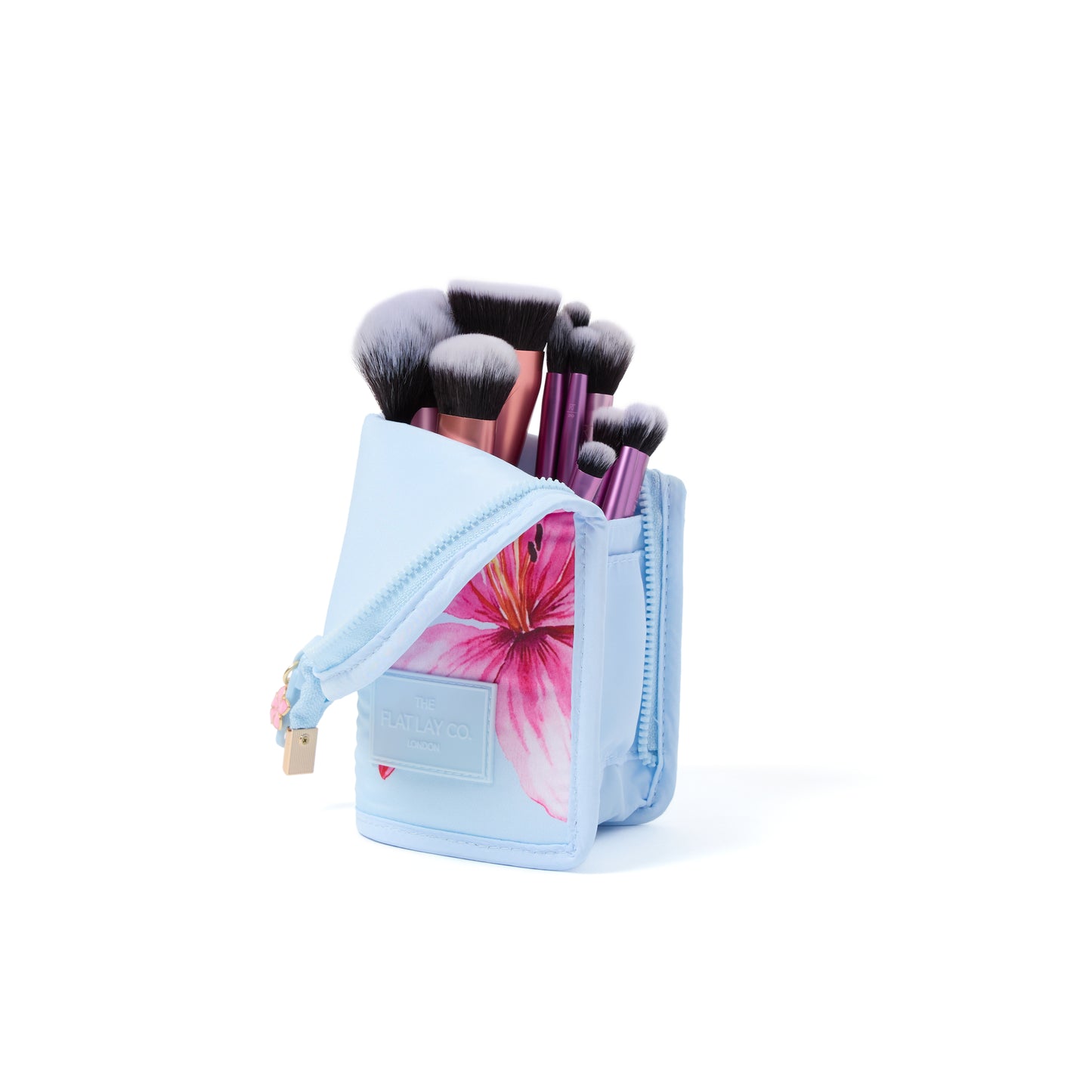 Pinsel-Etui - Pinke Lilie