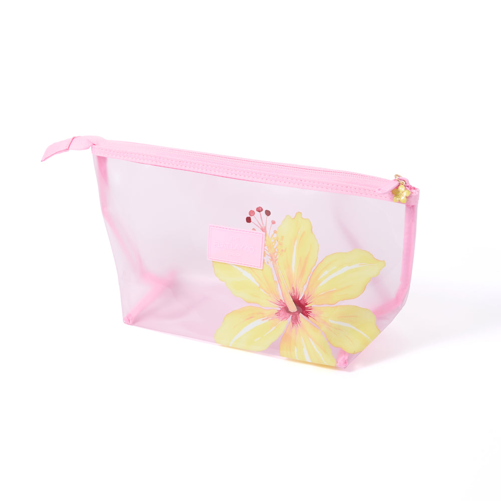 Jelly Essential Schminktäschchen - Gelber Hibiskus