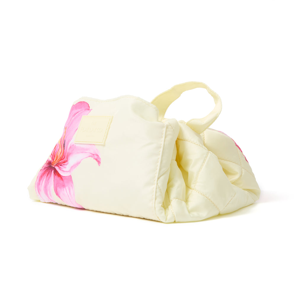 Drawstring Kosmetiktasche - Pinke Lilie