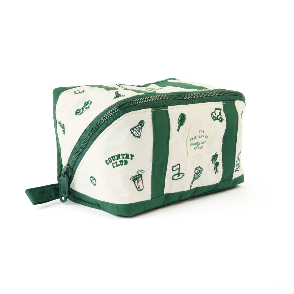 Box-Form Kosmetiktasche - Country Club