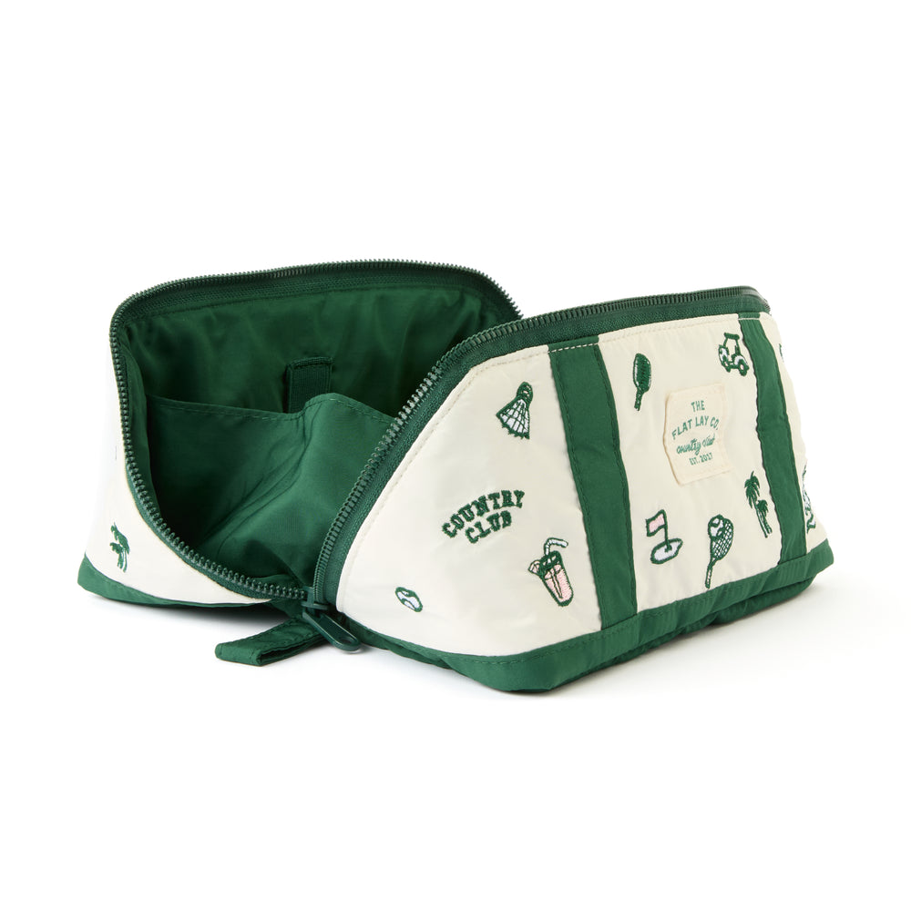 Box-Form Kosmetiktasche - Country Club
