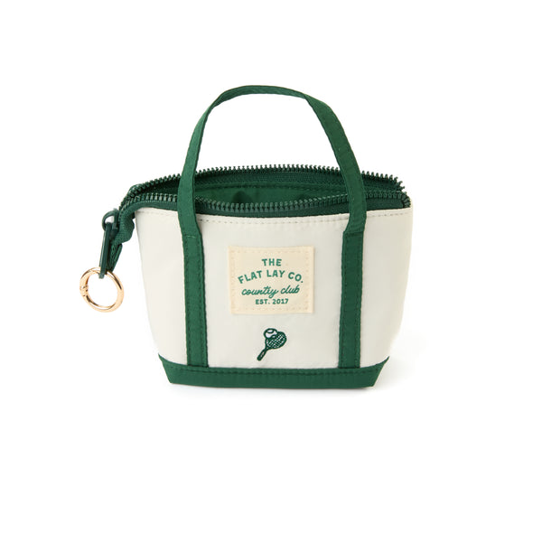 Mini Keyring Tote - Country Club