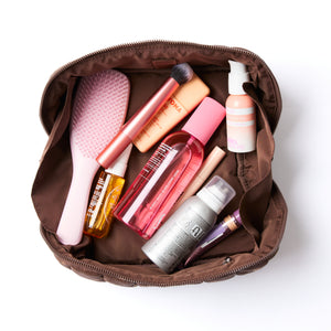 Marshmallow Flat Lay Makeup Box Bag - Pumpkin Spice