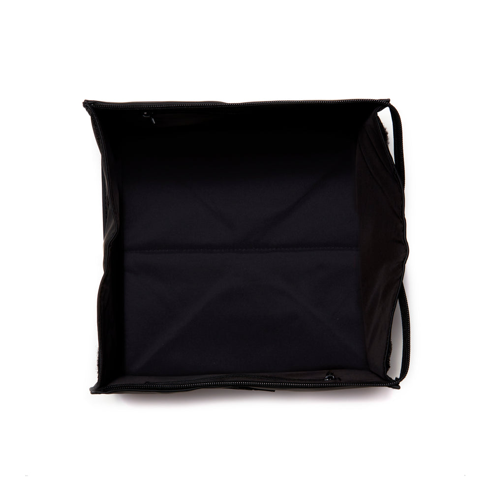 Unisex Box-Form Kosmetiktasche - Schwarz