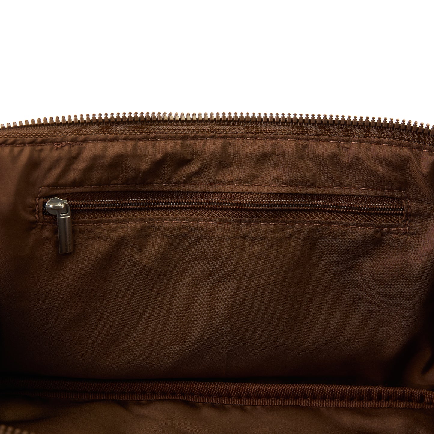 Flat Lay Makeup Box Bag - Ditsy Bears Brown Embroidered Velvet