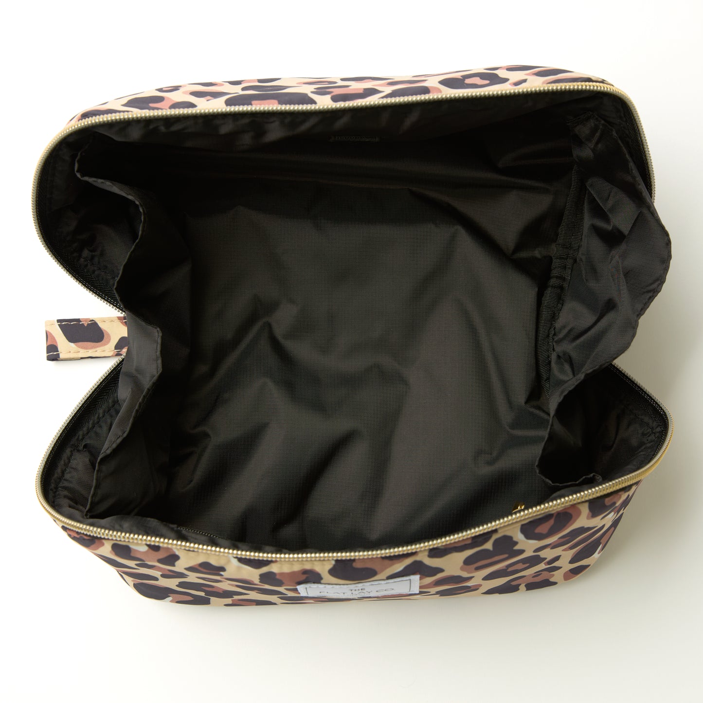Box-Form Kosmetiktasche - Leopardenmuster