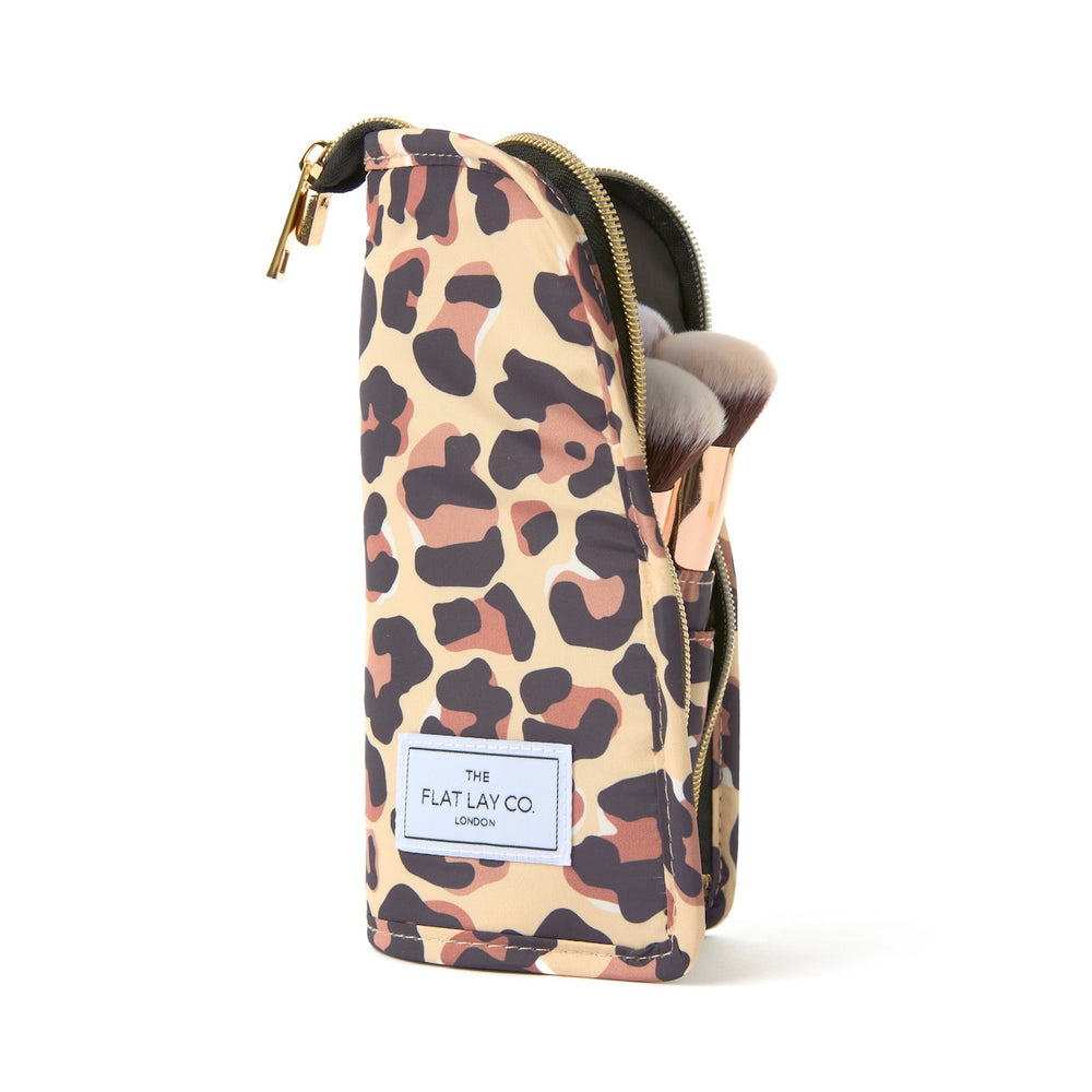 Pinsel-Etui - Leopardenmuster